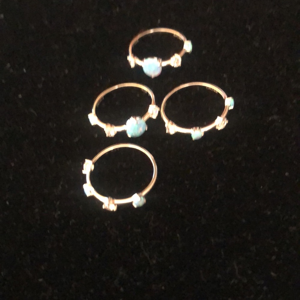 Sterling Silver Stack Rings - Picture 3 of 4